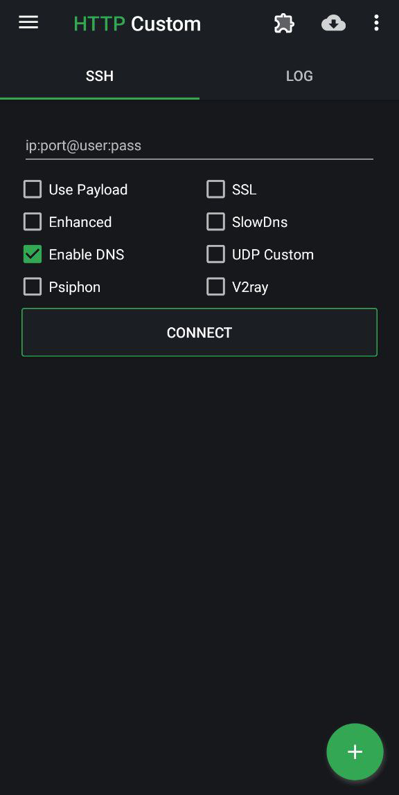 HTTP Custom Interface Mockup